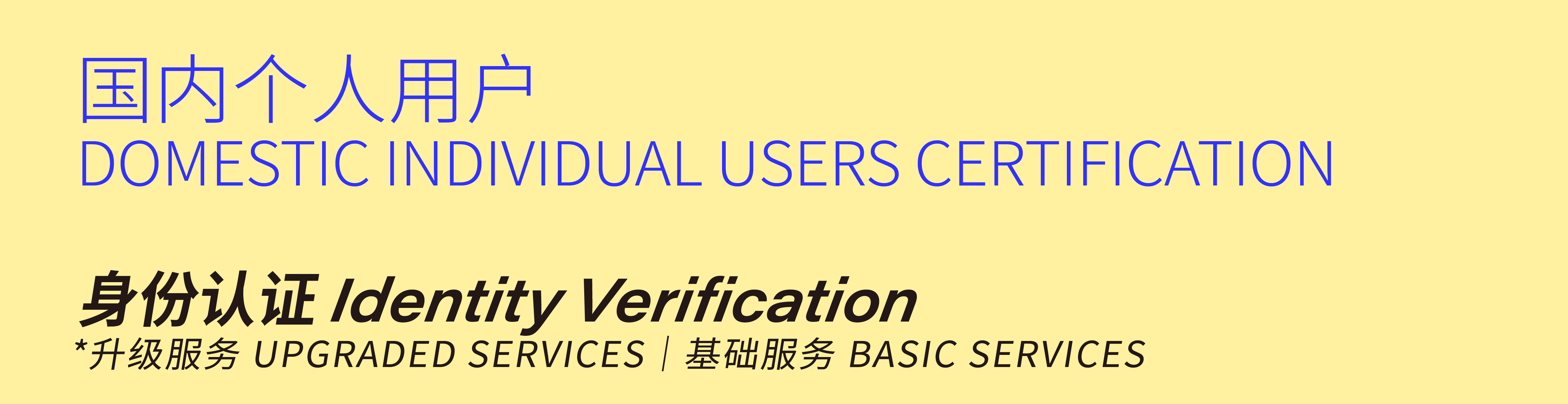 2026 designverse Identity Verification - Domestic Individual Users Certification Section