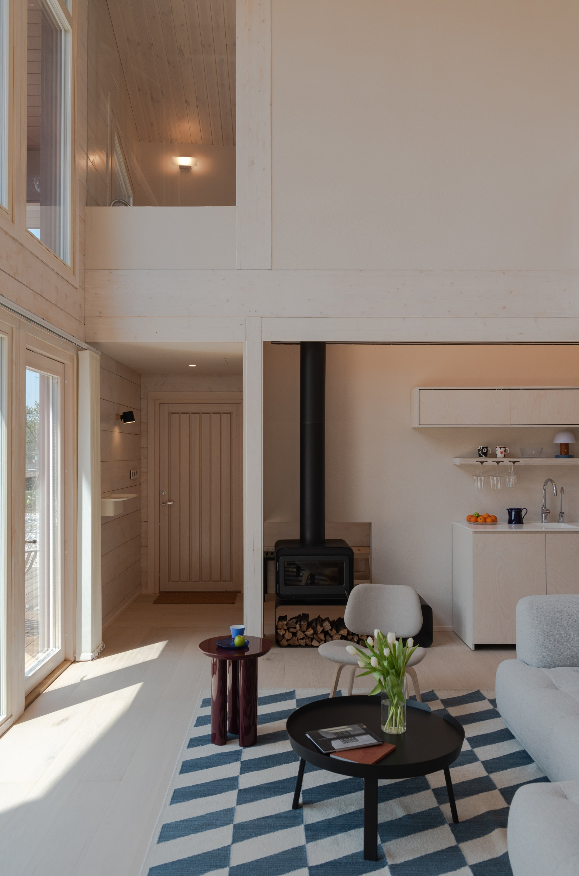 Glulam Log House-The Living Space 4 © Shiyun Qian 胶合木木屋-起居空间4 © 钱诗韵