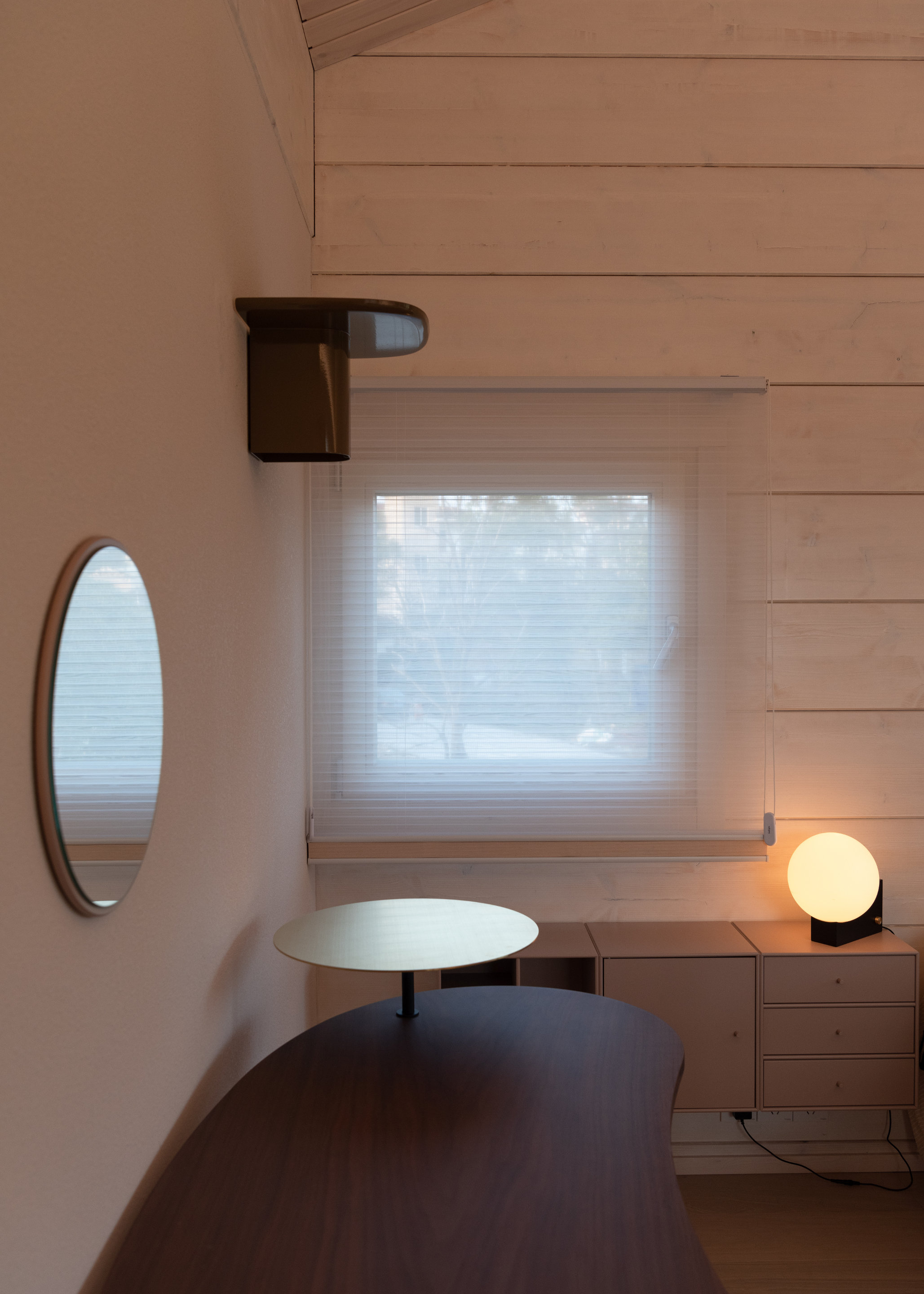 Glulam Log House-Master Bedroom Detail © Shiyun Qian 胶合木木屋-主卧细节 © 钱诗韵