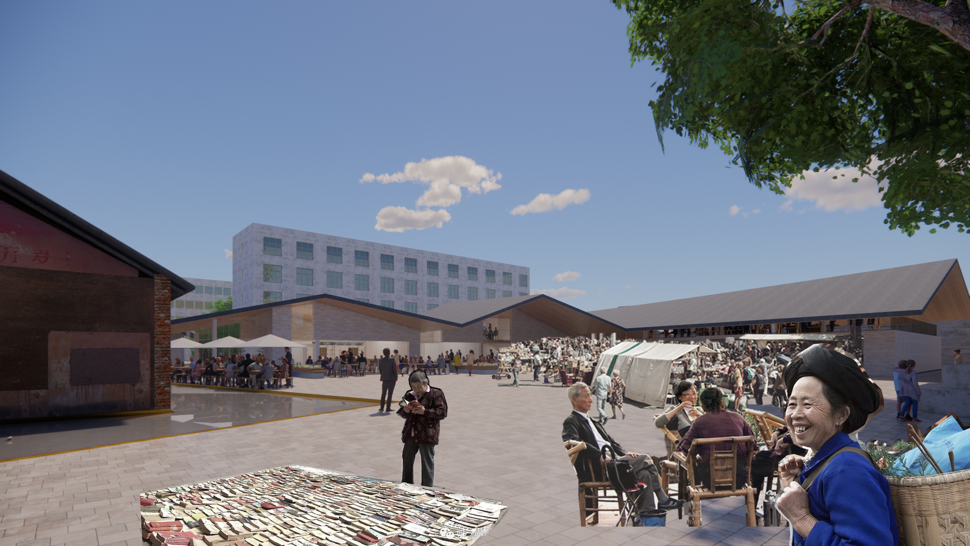 04 城市设计 概念拼贴 Concept collage of the urban design &copy;迹&middot;建筑事务所(TAO).jpg