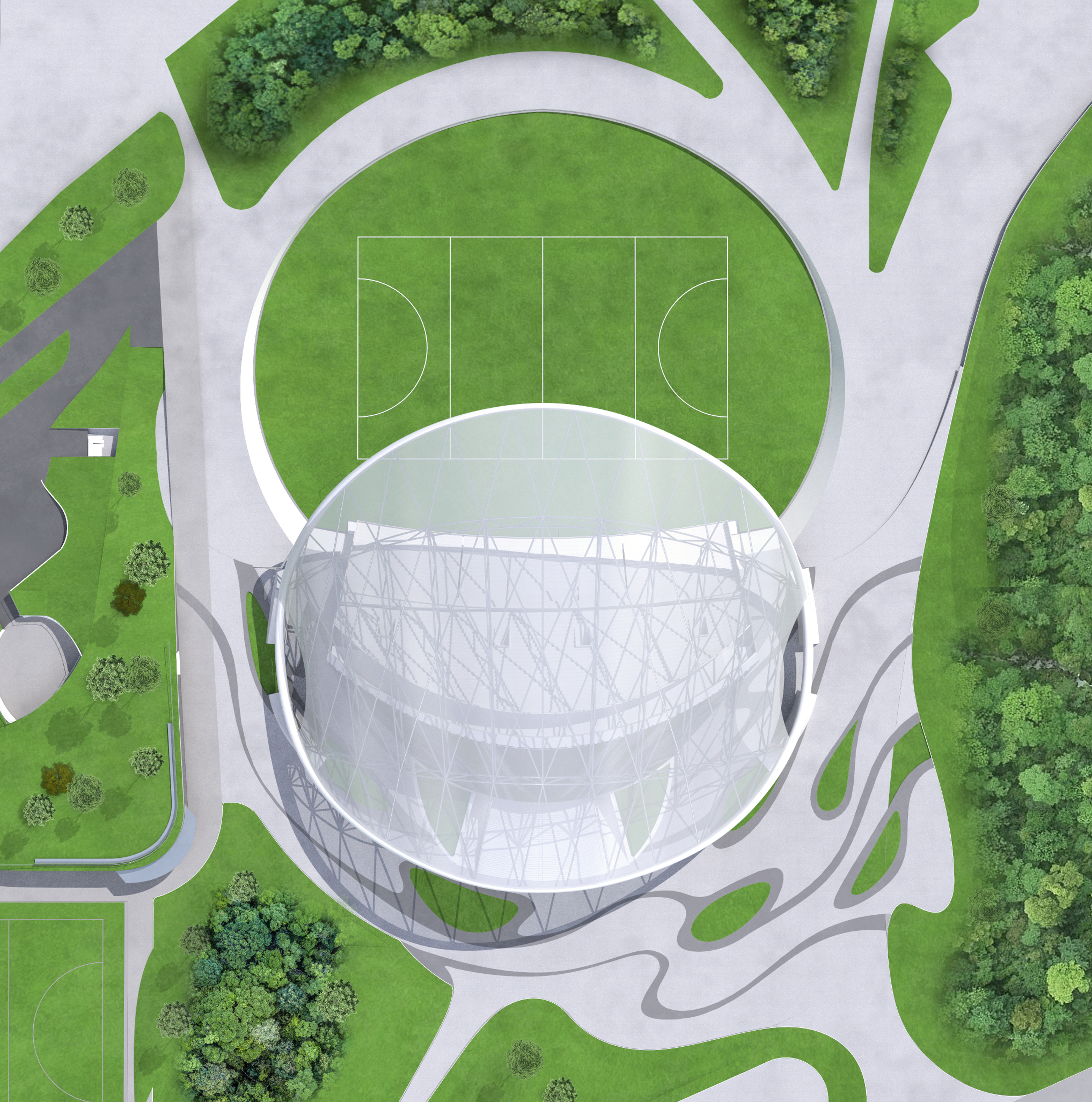 07 Archi-Tectonics – 2023 Asian Games Field Hockey Stadium Top view.JPG