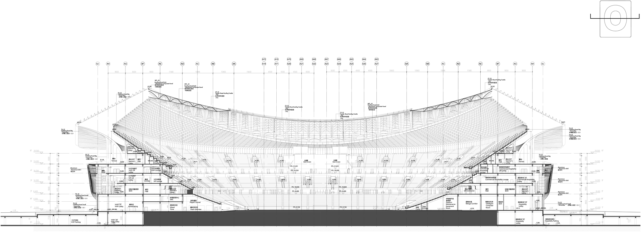 13_ZHA_Xian International Stadium_GA_SectionWestEast.jpg