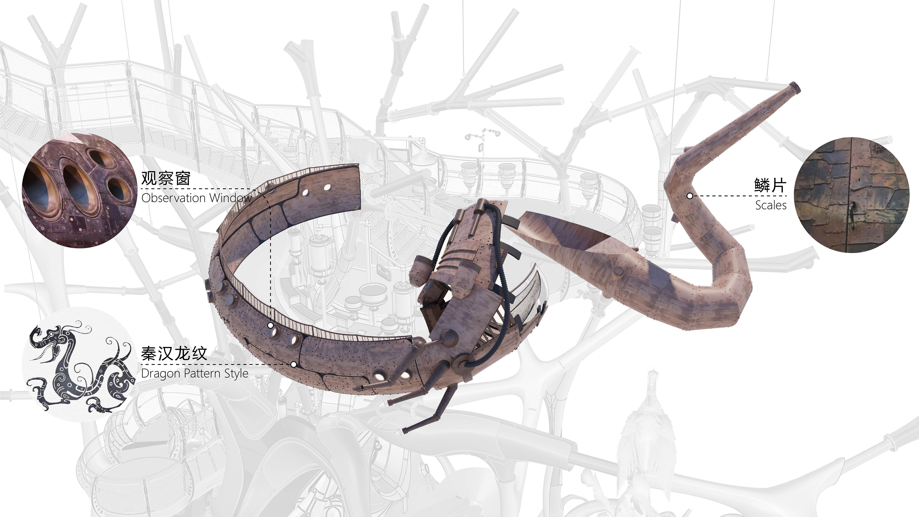 18 巨龙模型分析图 ©喜随设计