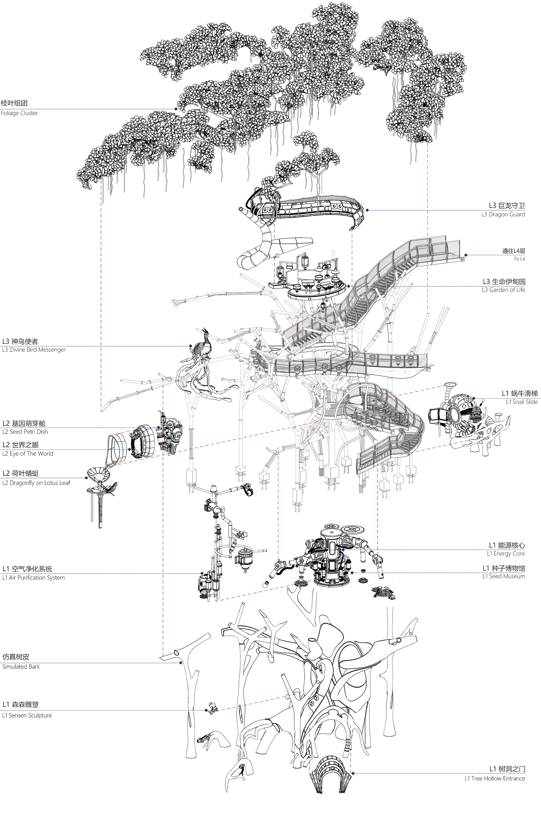 05 爆炸图 ©喜随设计