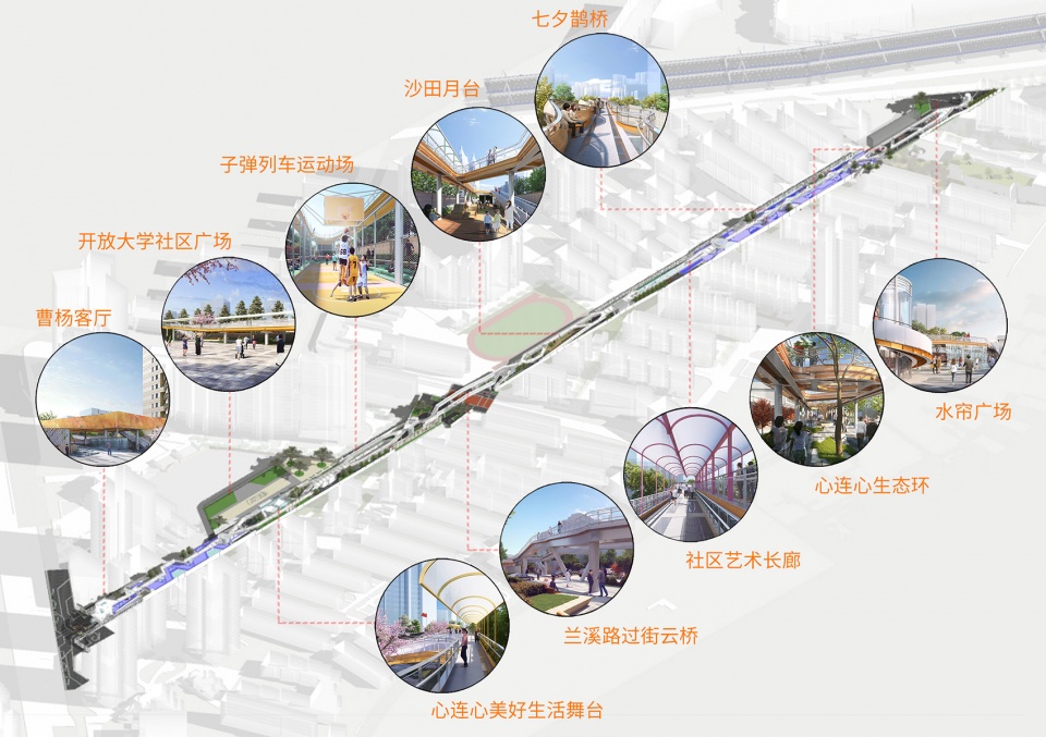 景观长廊上设置十组不同场景,ten scenarios in the park ©刘宇扬建筑事务所.jpg