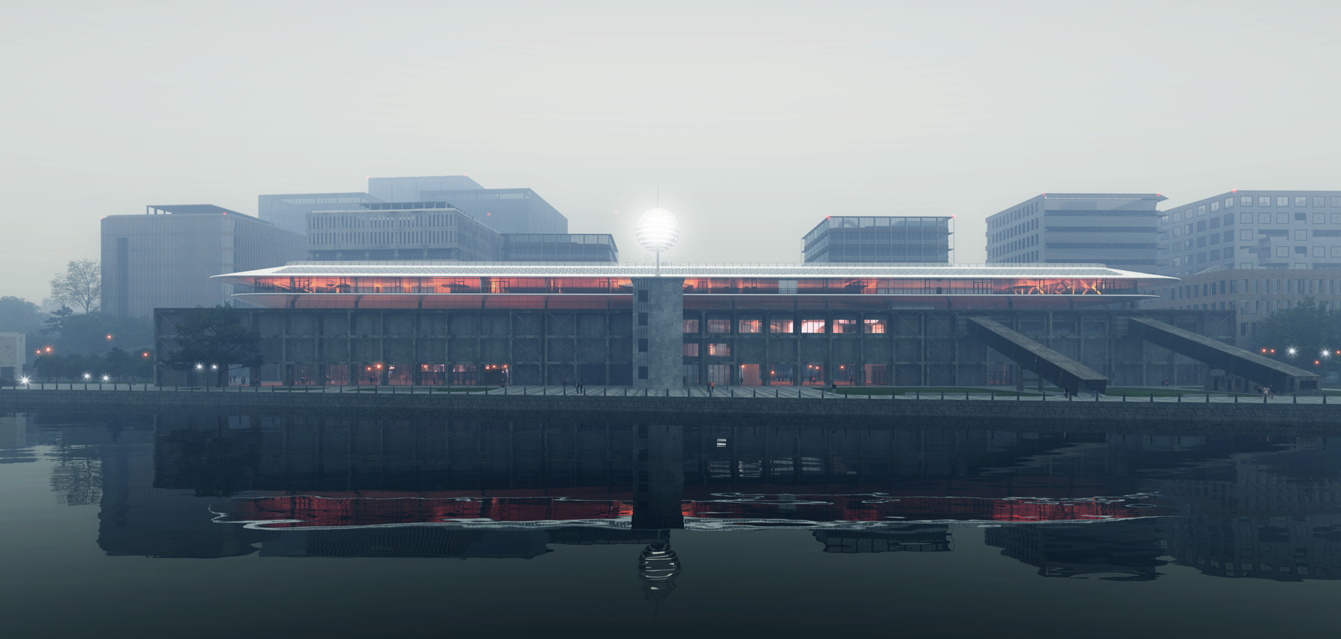 张江之尚 &ldquo;万米仓&rdquo;改造效果图&copy;MAD建筑事务所