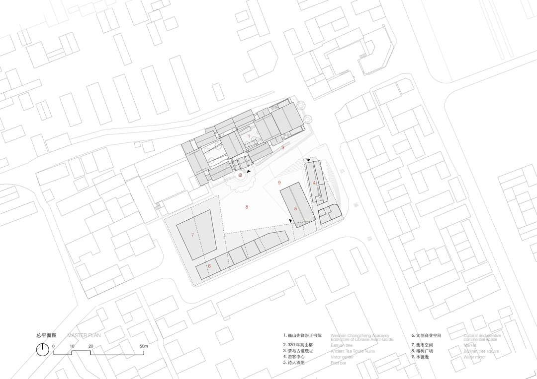 02 总平面图 Master plan ©迹·建筑事务所(TAO).png