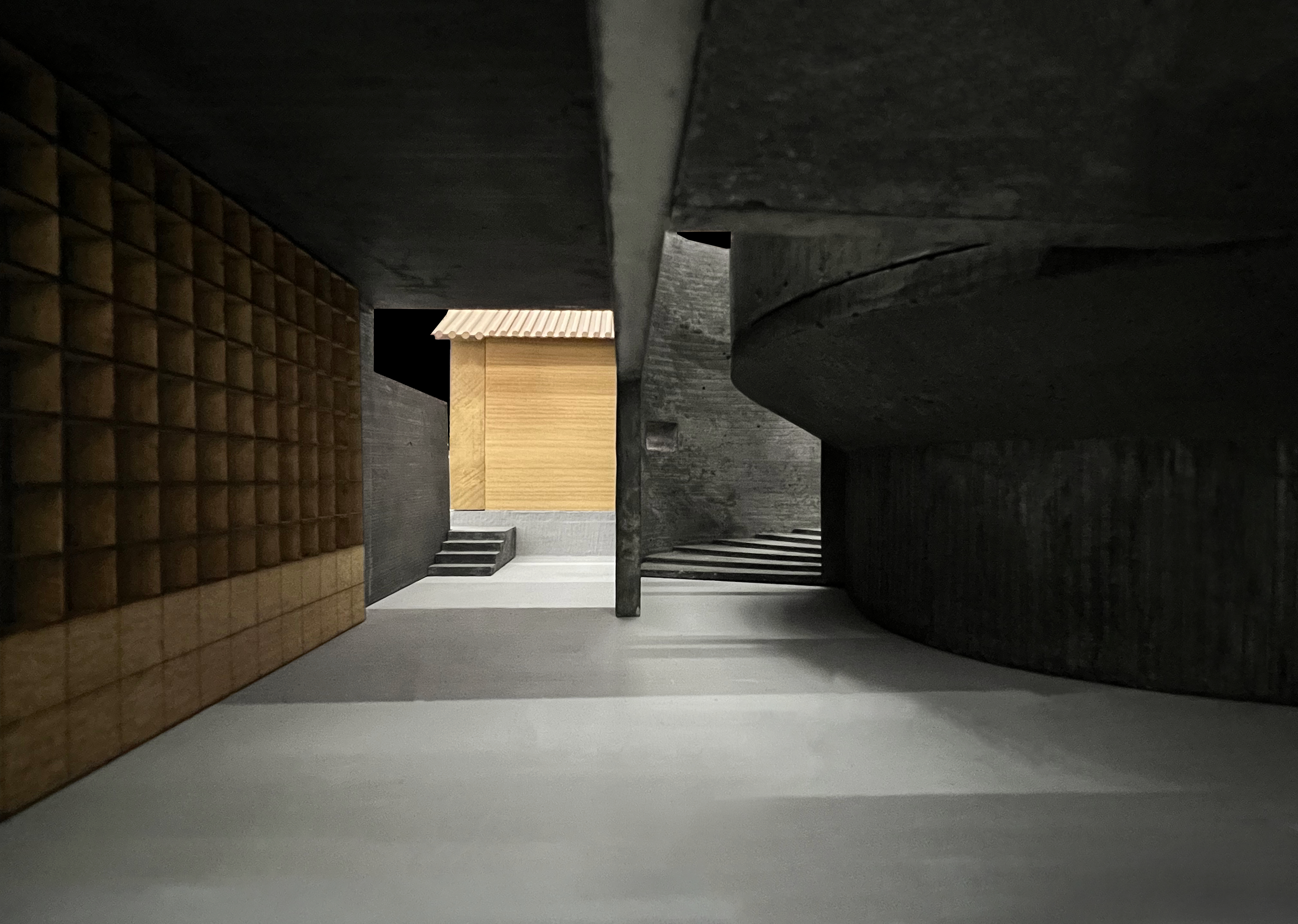 14 1_30 加建部分手工模型 1 to 30 Physical model（Addition）  &copy;迹&middot;建筑事务所(TAO).jpg