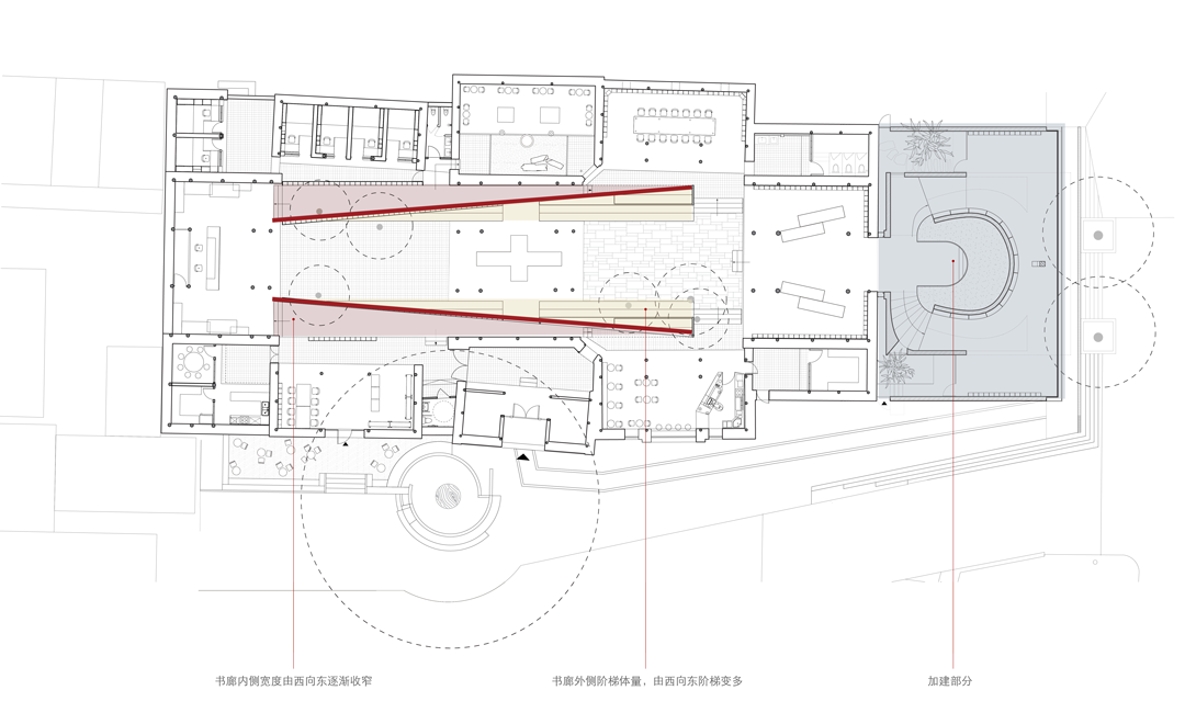 16 书廊与加建部分示意 Book gallery and the addition part ©迹·建筑事务所(TAO).png