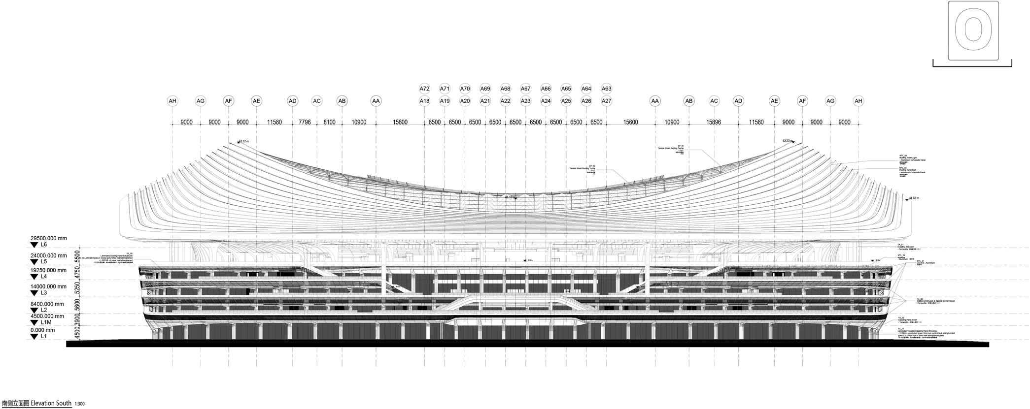 10_ZHA_Xian International Stadium_GA_ElevationSouth.jpg