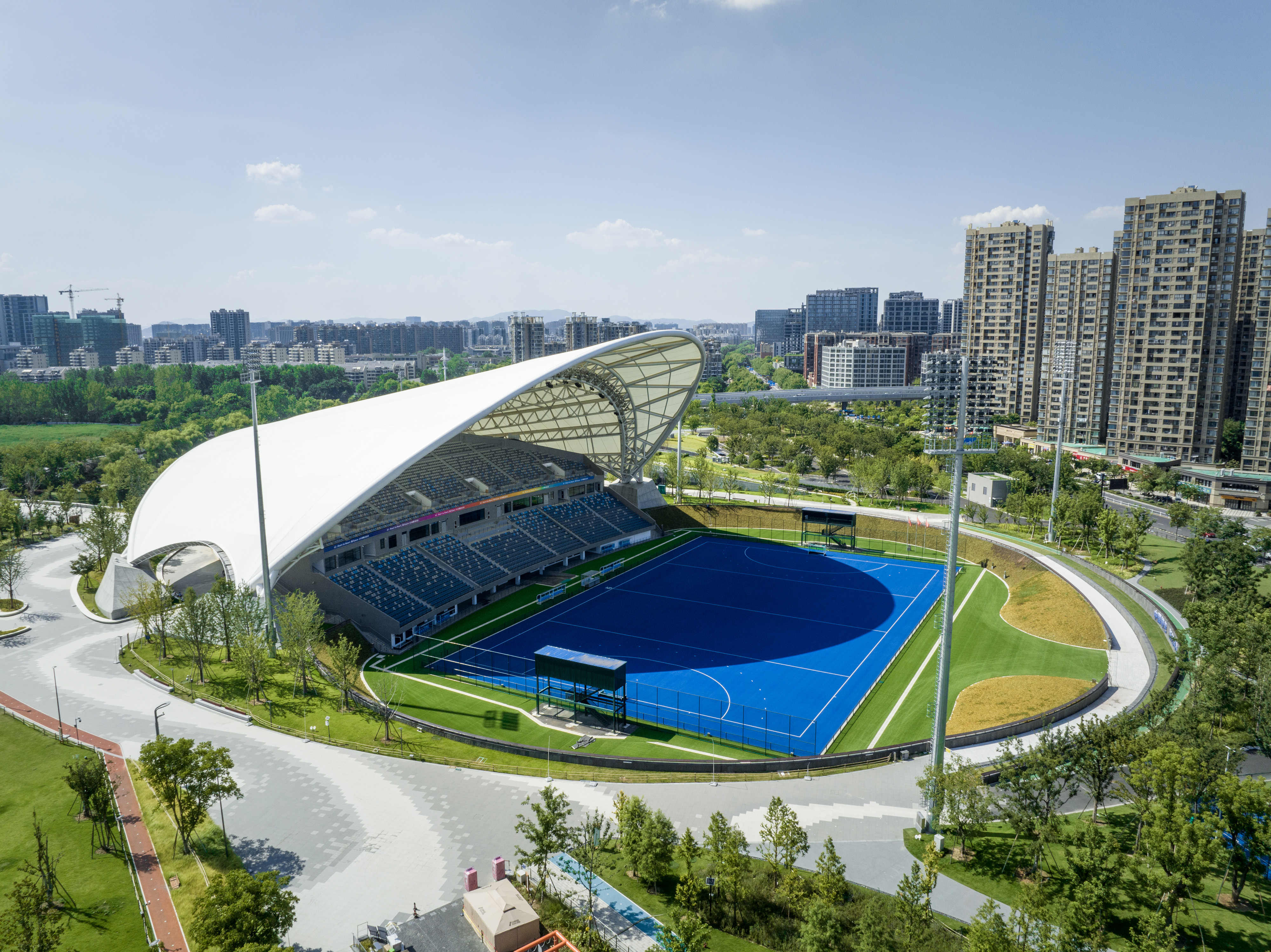 02 Archi-Tectonics – 2023 Asian Games Field Hockey Stadium –  Photo Credit_ SFAP