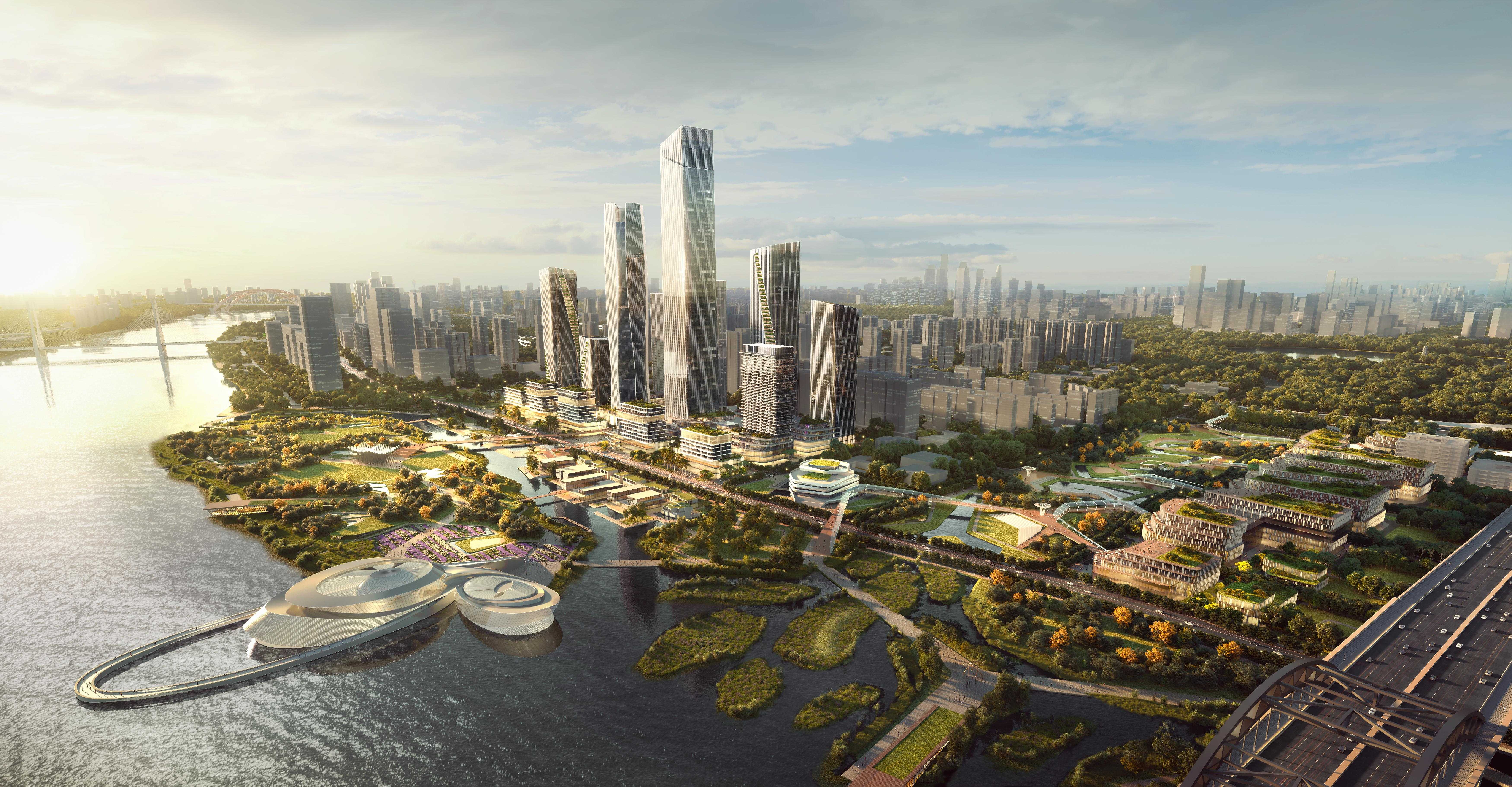 “像素城市”——海珠创新湾沥滘核心区城市设计 | Gensler - Designverse设计宇宙