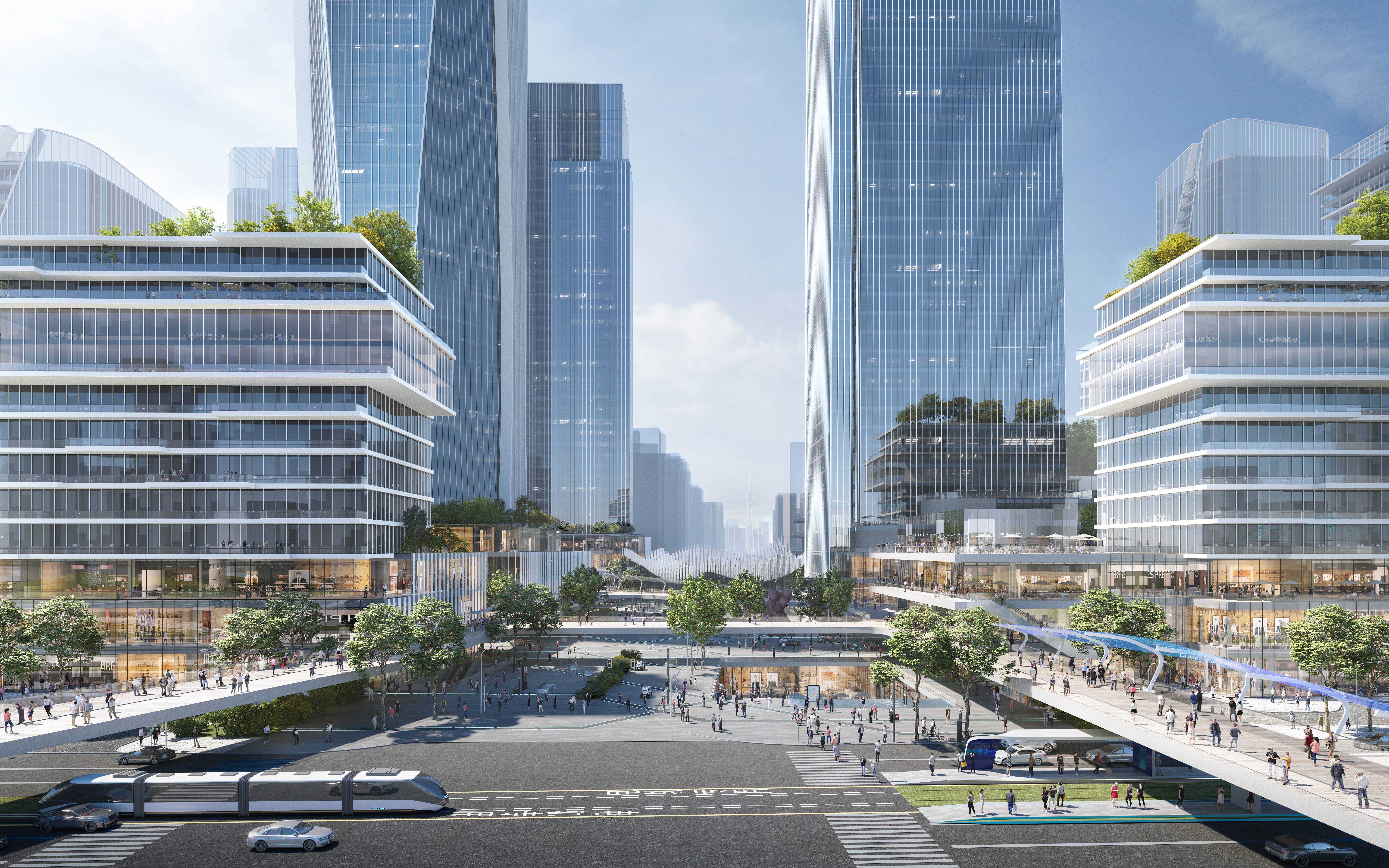 “像素城市”——海珠创新湾沥滘核心区城市设计 | Gensler - Designverse设计宇宙